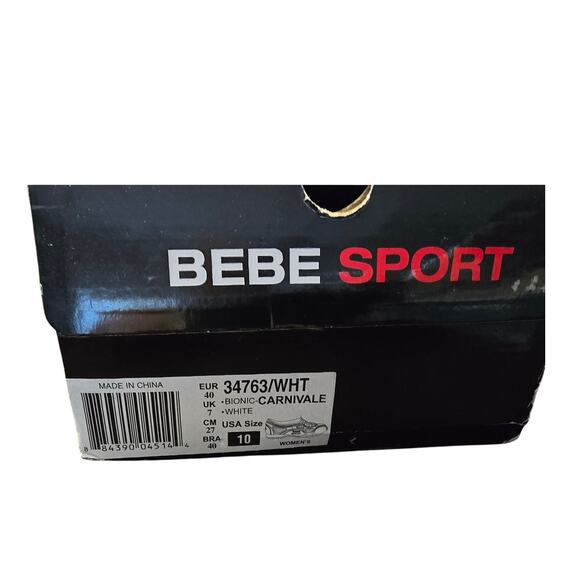 BEBE SPORT Carnivale Rhinestone Shoe Size 10 w/Box Y2K - Picture 9 of 10